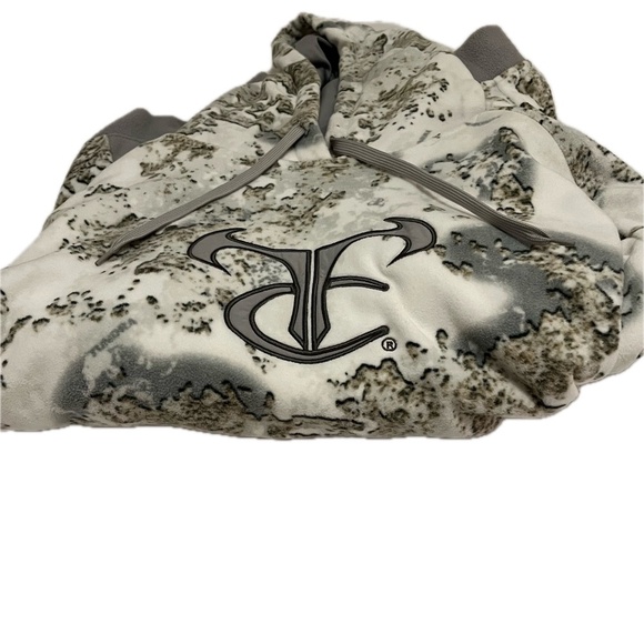 True Timber Polar Fleece Hoodie Mens 3X Camo Outdoor Warm Cozy Casual Winter NEW - Picture 4 of 8